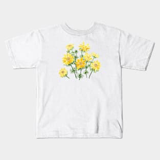 April 6th birthday flower Kids T-Shirt